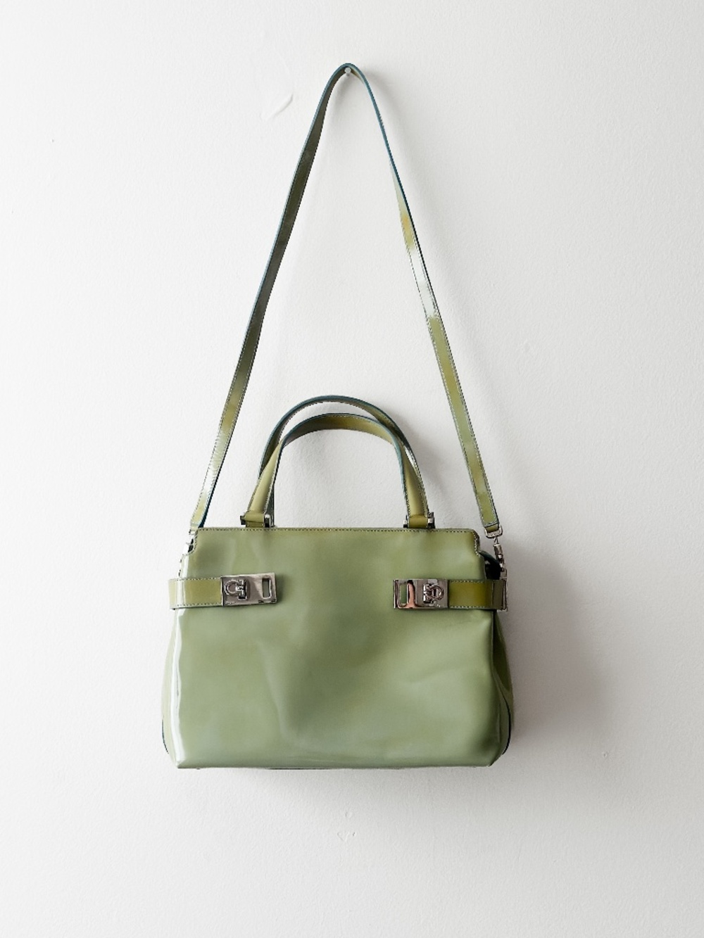 Salvatore Ferragamo Leather Top Handle Bag
